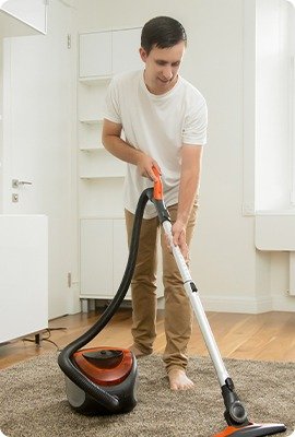 Clean and welcoming home for domestic cleaning